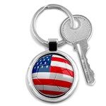 usa soccer Key Chain (Round)