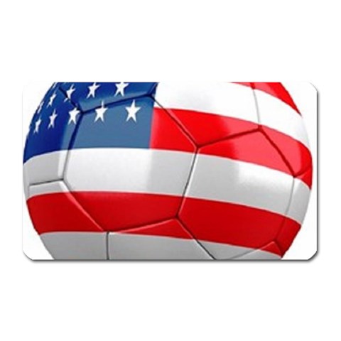 usa soccer Magnet (Rectangular) from UrbanLoad.com Front