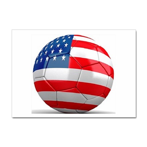 usa soccer Sticker A4 (100 pack) from UrbanLoad.com Front