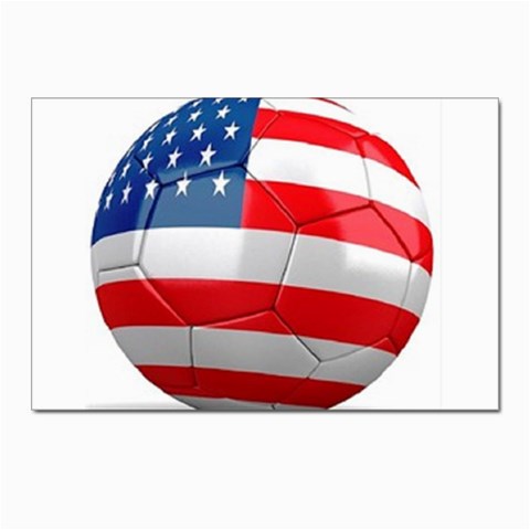 usa soccer Postcards 5  x 7  (Pkg of 10) from UrbanLoad.com Front