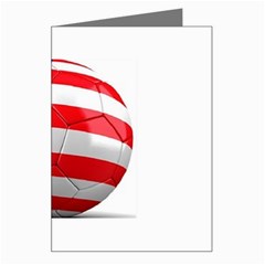 usa soccer Greeting Card from UrbanLoad.com Left