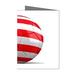 usa soccer Mini Greeting Cards (Pkg of 8)