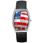 usa soccer Barrel Style Metal Watch