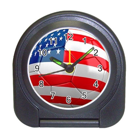 usa soccer Travel Alarm Clock from UrbanLoad.com Front