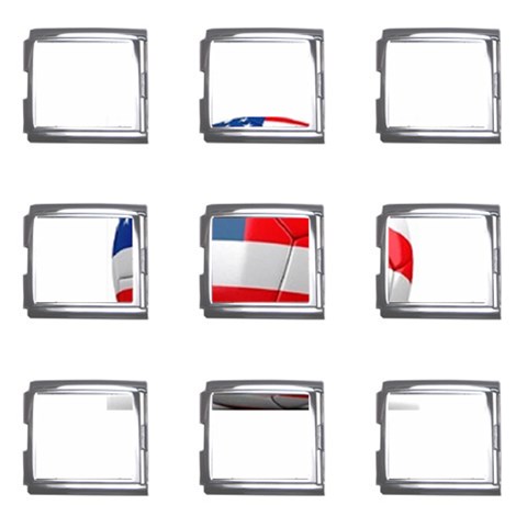usa soccer Mega Link Italian Charm (9 pack) from UrbanLoad.com Front