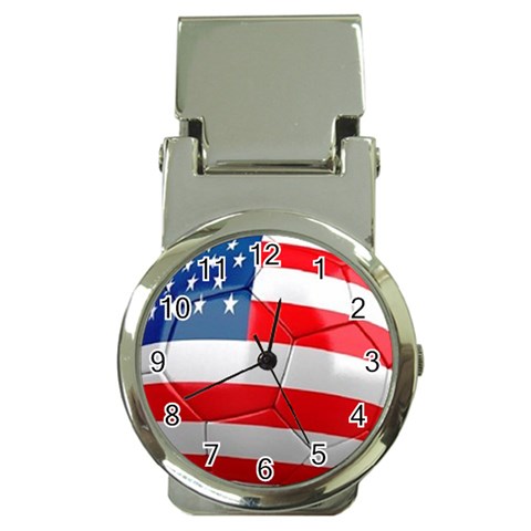 usa soccer Money Clip Watch from UrbanLoad.com Front