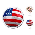 usa soccer Playing Cards (Round)