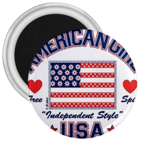 usa 2 3  Magnet from UrbanLoad.com Front