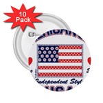 usa 2 2.25  Button (10 pack)