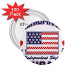 usa 2 2.25  Button (100 pack)