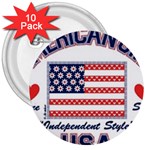 usa 2 3  Button (10 pack)