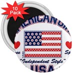 usa 2 3  Magnet (10 pack)