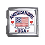 usa 2 Mega Link Italian Charm (18mm)