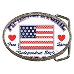 usa 2 Belt Buckle