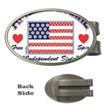 usa 2 Money Clip (Oval)