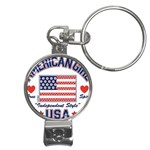 usa 2 Nail Clippers Key Chain