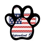 usa 2 Magnet (Paw Print)