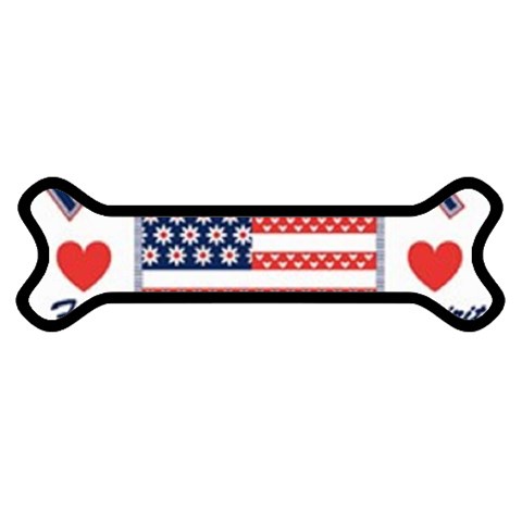 usa 2 Magnet (Dog Bone) from UrbanLoad.com Front