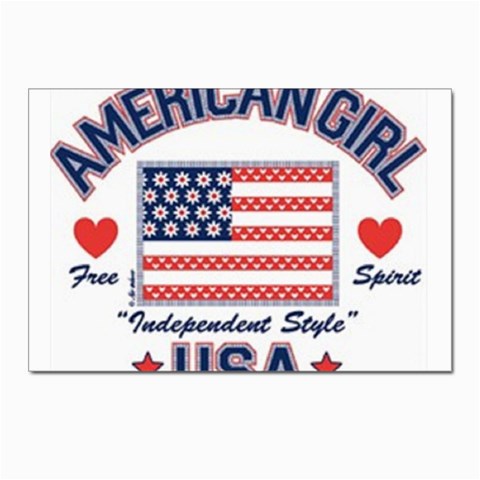 usa 2 Postcard 4 x 6  (Pkg of 10) from UrbanLoad.com Front