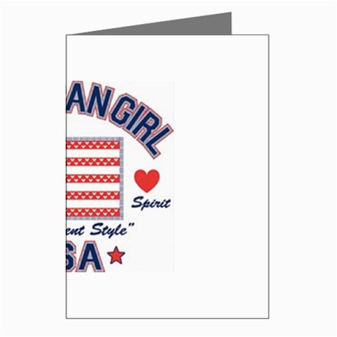 usa 2 Greeting Cards (Pkg of 8) from UrbanLoad.com Left