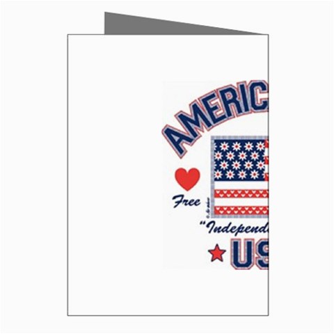 usa 2 Greeting Cards (Pkg of 8) from UrbanLoad.com Right