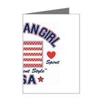 usa 2 Mini Greeting Card