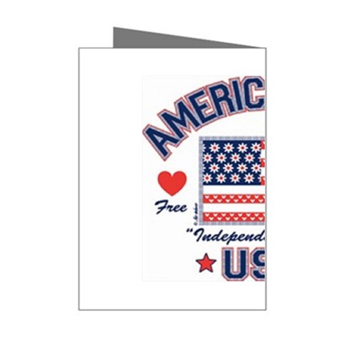 usa 2 Mini Greeting Card from UrbanLoad.com Right