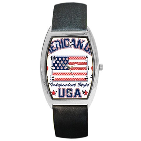 usa 2 Barrel Style Metal Watch from UrbanLoad.com Front