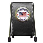 usa 2 Pen Holder Desk Clock