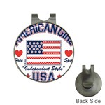 usa 2 Golf Ball Marker Hat Clip