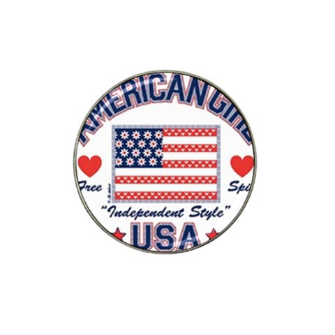 usa 2 Hat Clip Ball Marker (10 pack) from UrbanLoad.com Front