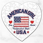 usa 2 Jigsaw Puzzle (Heart)