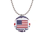 usa 2 1  Button Necklace