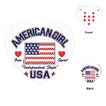 usa 2 Playing Cards (Heart)