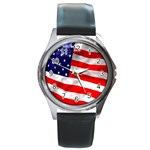 usa Round Metal Watch