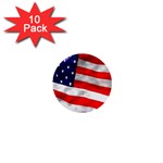 usa 1  Mini Button (10 pack) 