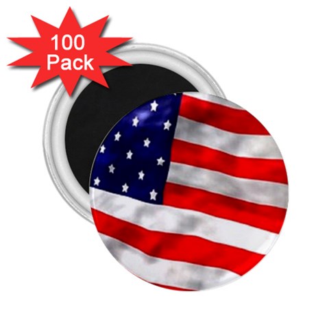 usa 2.25  Magnet (100 pack)  from UrbanLoad.com Front