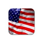 usa Rubber Square Coaster (4 pack)