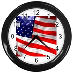 usa Wall Clock (Black)