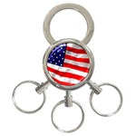 usa 3-Ring Key Chain