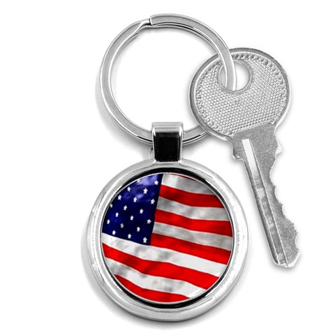 usa Key Chain (Round) from UrbanLoad.com Front