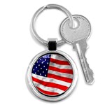 usa Key Chain (Round)