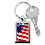 usa Key Chain (Rectangle)