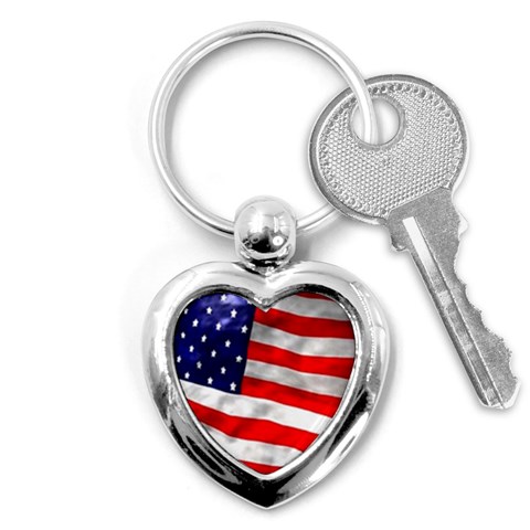 usa Key Chain (Heart) from UrbanLoad.com Front