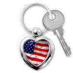 usa Key Chain (Heart)