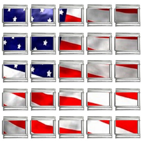usa 9mm Italian Charm (25 pack) from UrbanLoad.com Front