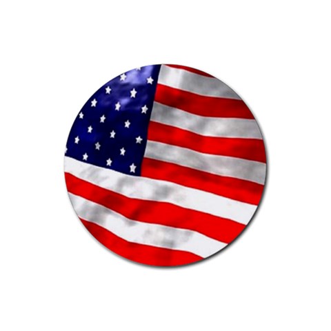 usa Rubber Coaster (Round) from UrbanLoad.com Front