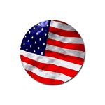 usa Rubber Coaster (Round)