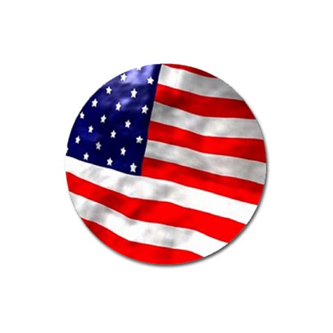 usa Magnet 3  (Round) from UrbanLoad.com Front