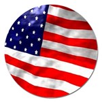 usa Magnet 5  (Round)